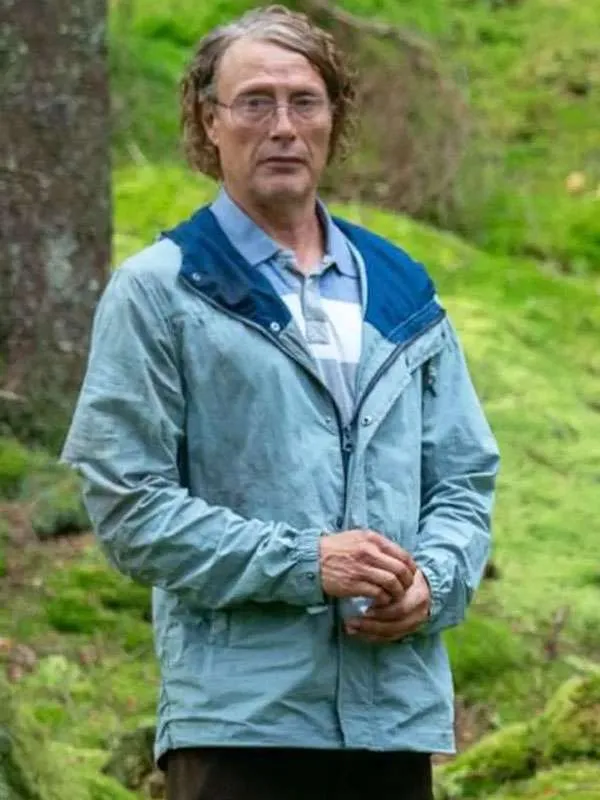 Mads Mikkelsen The Last Viking Blue Jacket
