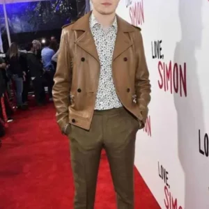 Nick Robinson Love Simon Leather Jacket