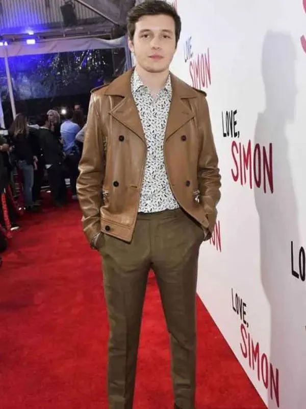 Nick Robinson Love Simon Leather Jacket