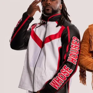AEW Swerve Strickland Mr. Terrific Leather Jacket