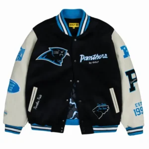 NFL Carolina Panthers Pride Wool Varsity Jacket
