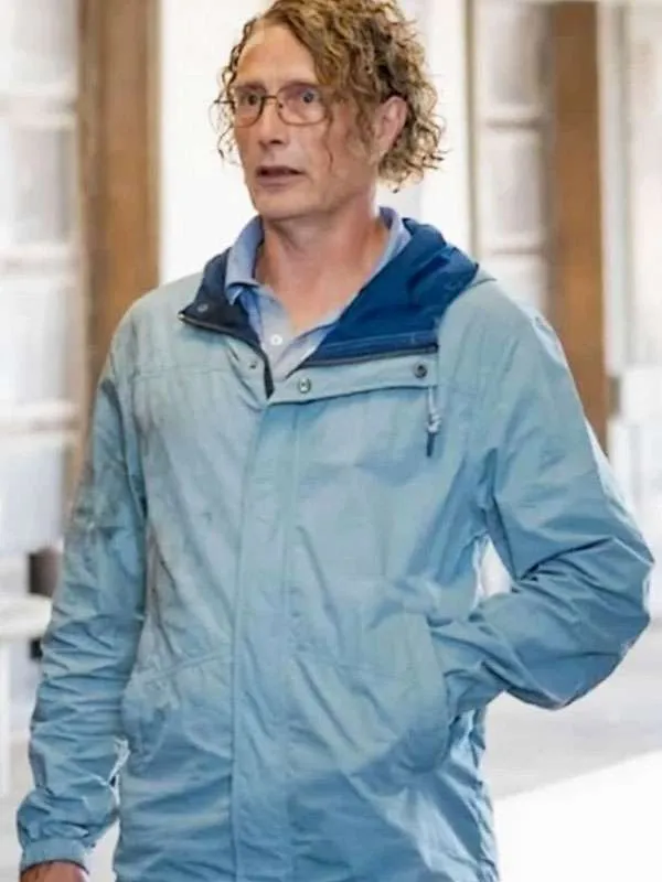Mads Mikkelsen The Last Viking Blue Jacket