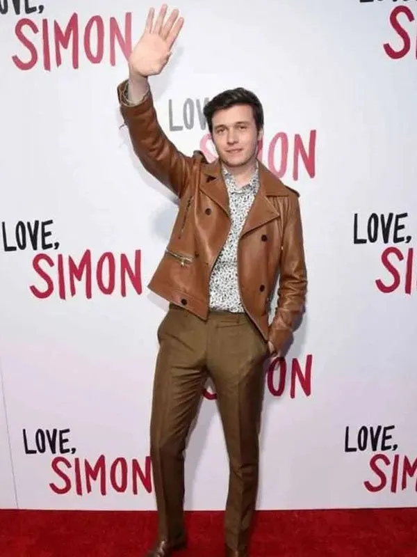 Nick Robinson Love Simon Leather Jacket