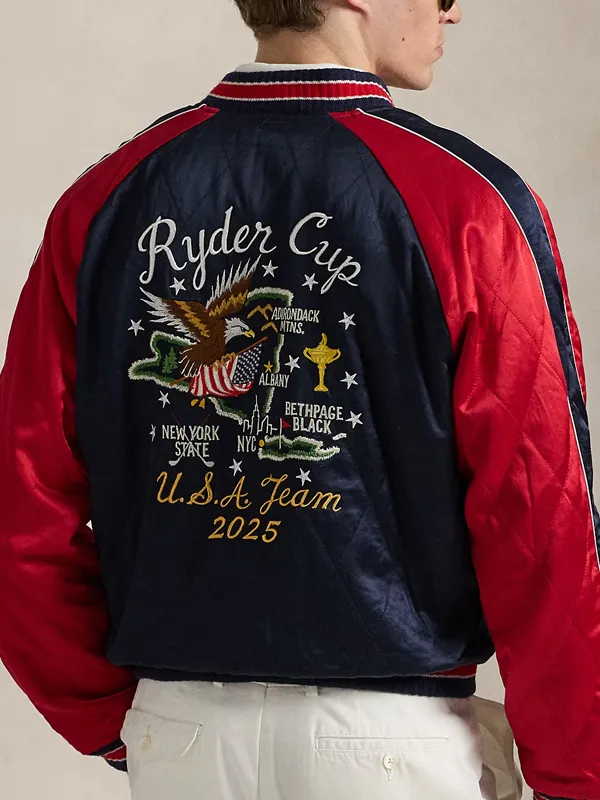 USA Team Newyork 2025 Ryder Cup Bomber Jacket