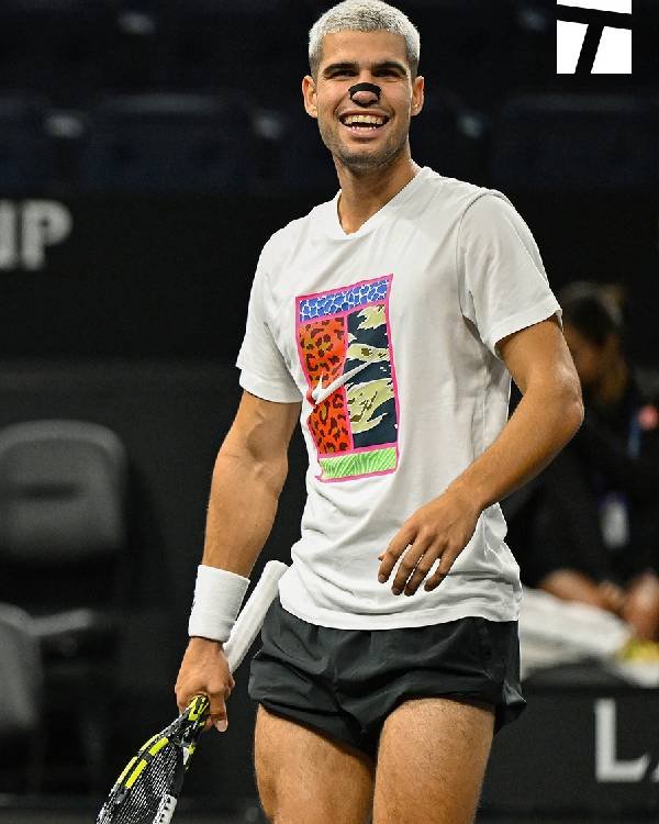 The Laver Cup 2025 Carlos Alcaraz Team Europe White Shirt