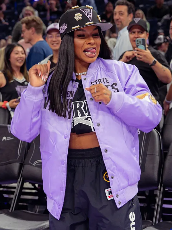 Golden State Valkyries Jordan Chiles Varsity Jacket