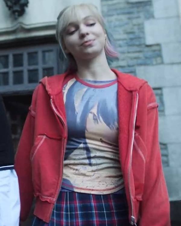 Wednesday Emma Myers Anime Raglan Tee