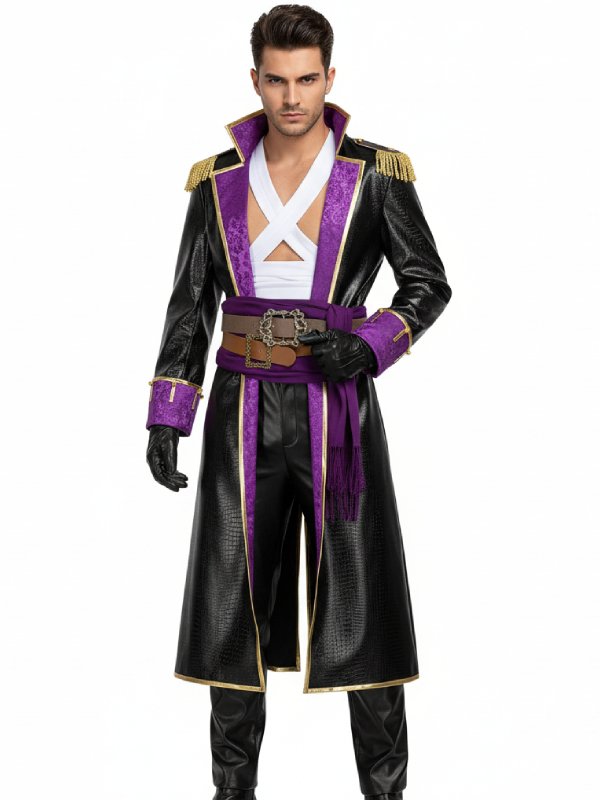 Yakuza 8 Like a Dragon Pirate Yakuza in Hawaii Goro Majima Cosplay Costume Coat