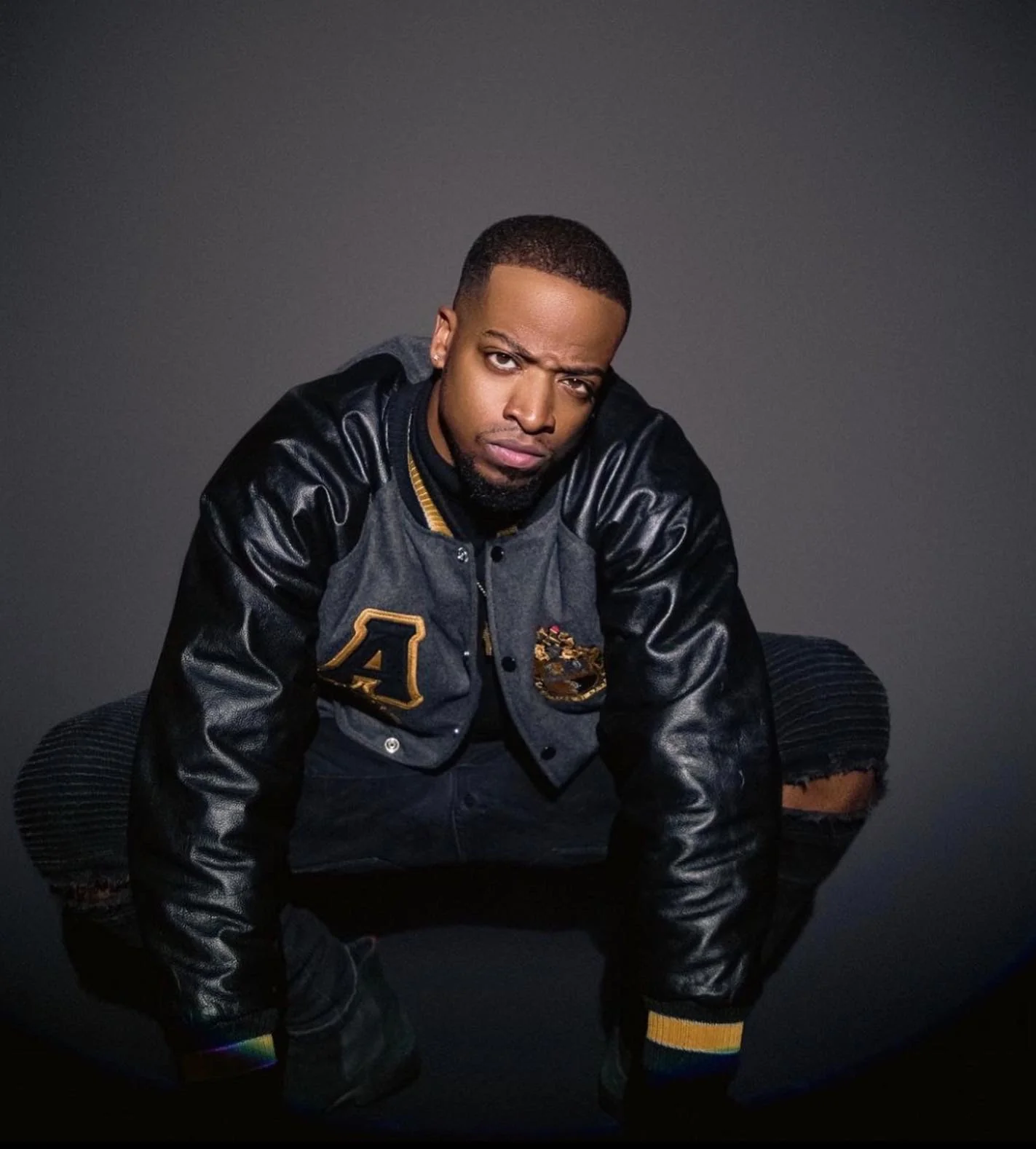 Alpha Phi Alpha Wool And Leather Letterman Varsity Jacket