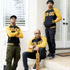 Alpha Phi Alpha 1906 Black Varsity Fleece Jacket