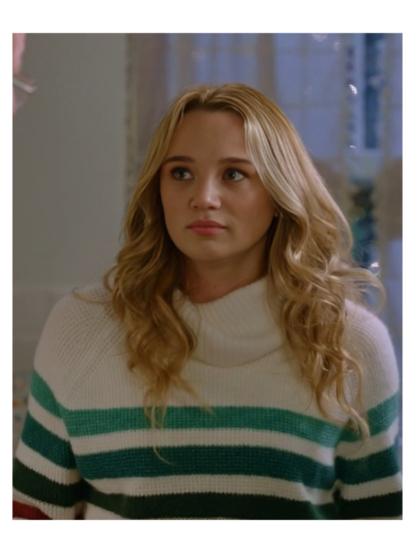 Holiday Touchdown: A Chiefs Love Story Hunter King Striped Sweater