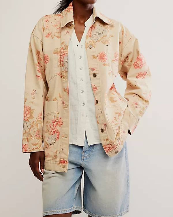 Hudson and Rex S08 Floral Denim Jacket