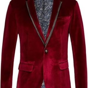 Red Velvet Blazer