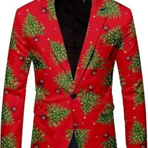 Christmas Holiday Prom Jacket Blazer