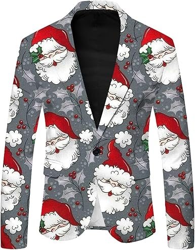 Christmas Santa Claus Blazer