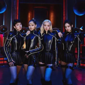 Blackpink Jump Black Leather Jacket