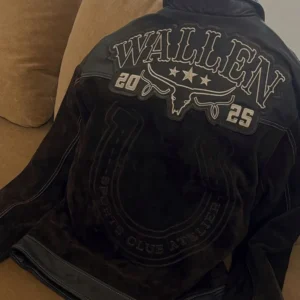 CFR Rodeo 2025 Morgan Wallen Suede Leather Jacket