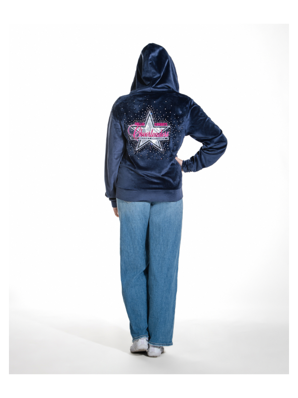 Dallas Cowboys Cheerleader Navy Blue Hoodie