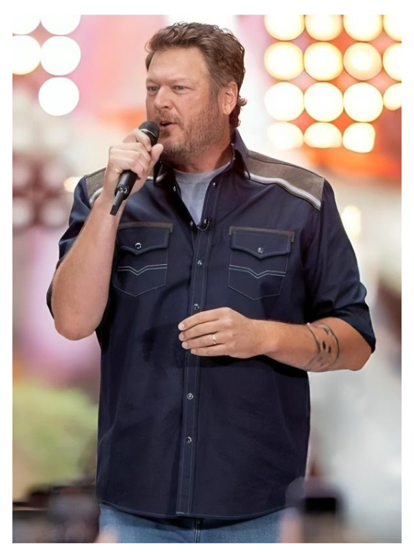 NBC Today Citi Concert Blake Shelton Western Shirt