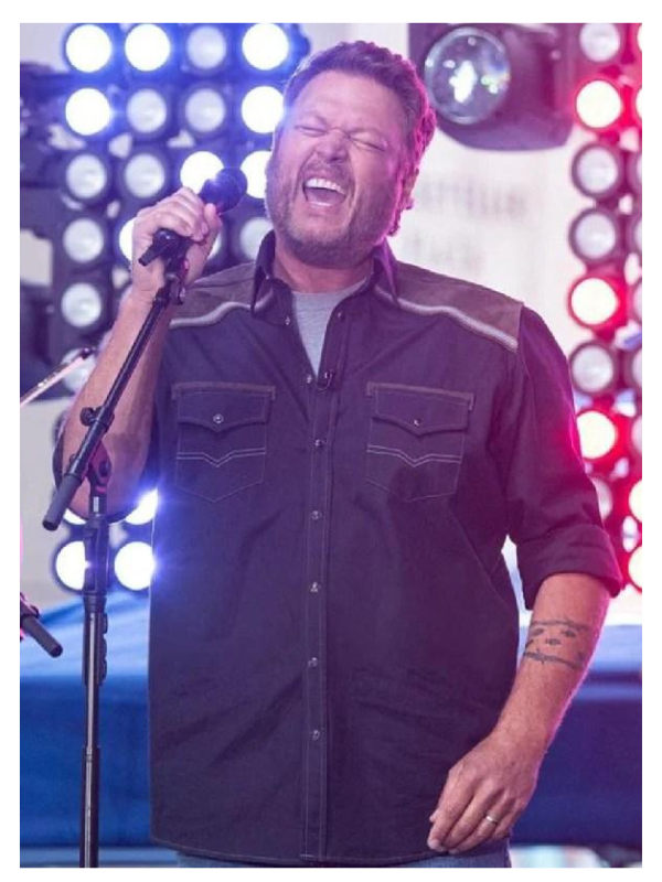 NBC Today Citi Concert Blake Shelton Western Shirt