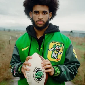 Dante Moore Grateful Ducks Lettermen Varsity Jacket