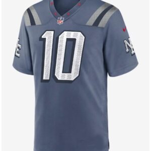 Drake Maye New England Patriots Rivalries Jersey