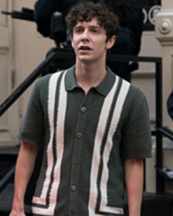 Elsbeth S03 Ben Levi Ross Grey Polo Top