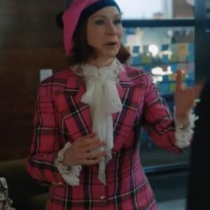 Elsbeth S03 Carrie Preston Pink Plaid Blazer