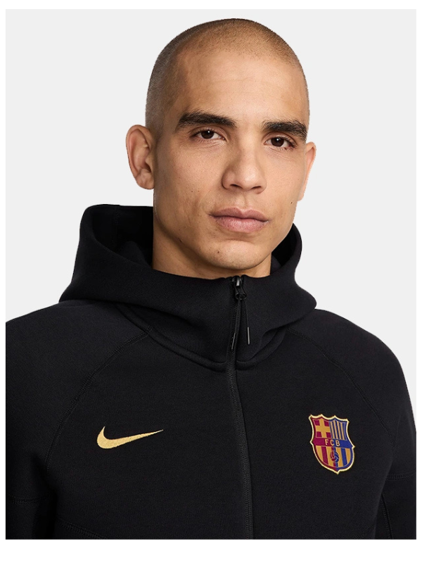 Fc Barcelona Black Training Hoodie