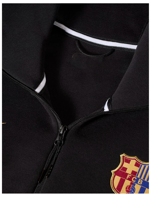 Fc Barcelona Black Training Hoodie