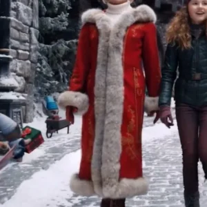 Goldie Hawn The Christmas Chronicles Shearling Coat
