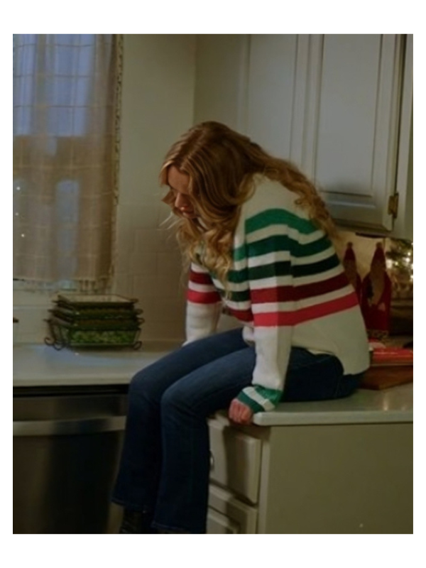 Holiday Touchdown: A Chiefs Love Story Hunter King Striped Sweater