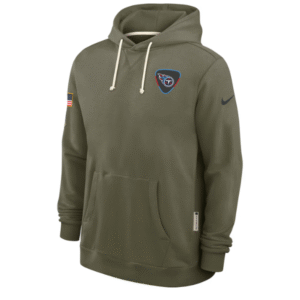 Jacksonville Jaguars NFL Salute to Service 2025 Olive Green Hoodie