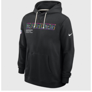 Philadelphia Eagles 2025 Black Crucial Catch Hoodie