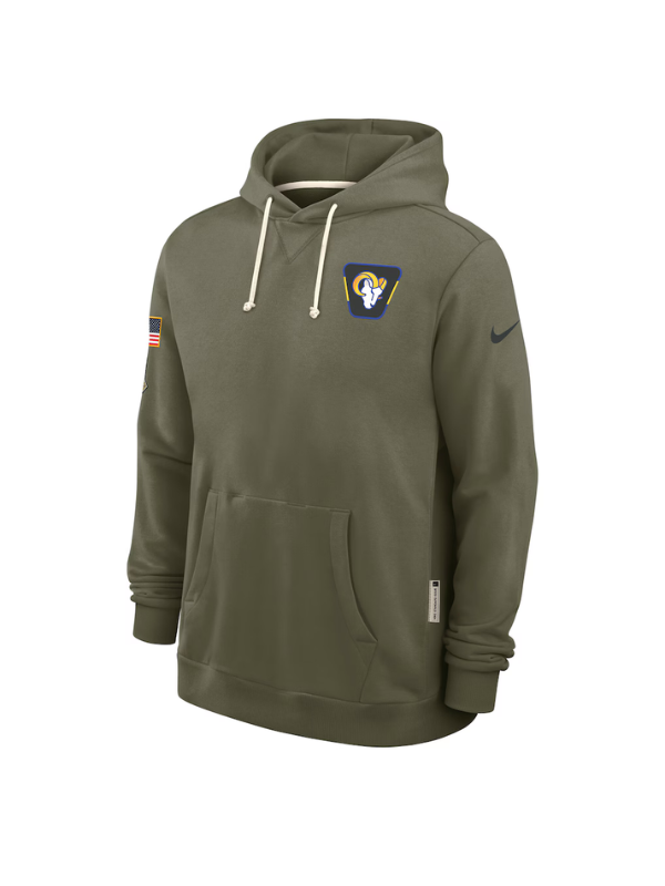 Los Angeles Rams Salute to Service 2025 Hoodie