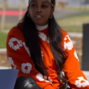 Love Is Blind S09 Kalybriah Haskin Orange Wreath Print Hoodie