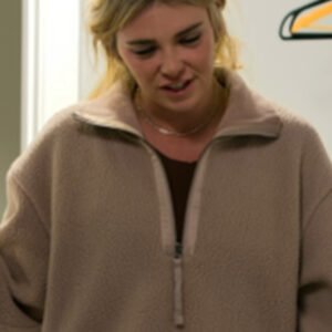 Love is Blind S09 Annie Lancaster Half Zip Fleece Sweater