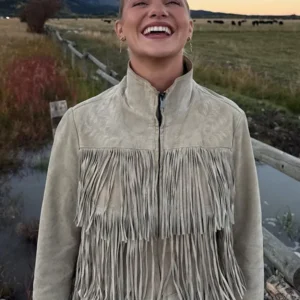 Kennedy Eurich Western Suede Fringe Jacket