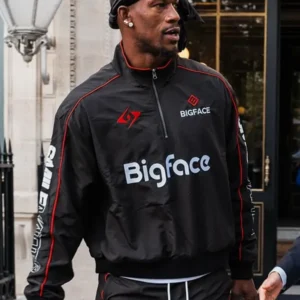 Jimmy Butler Black Racing Gridlock Jacket