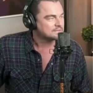 Access Hollywood Leonardo DiCaprio Plaid Shirt