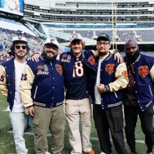Lyrical Lemonade x Chicago Bears Letterman Varsity Jacket
