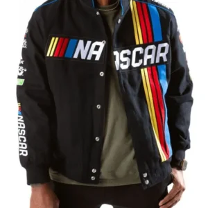 Men’s Nascar Logo Varsity Jacket