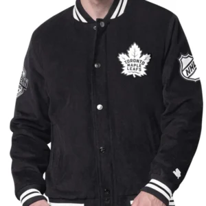 NHL Toronto Maple Leafs 2025 Black Varsity Jacket