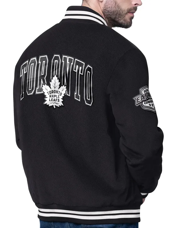 NHL Toronto Maple Leafs 2025 Black Varsity Jacket