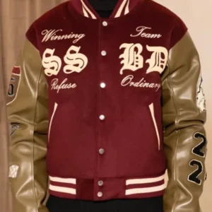 New York Winning Team Letterman Varsity Jacket