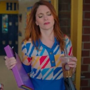 English Teacher S02 Stephanie Koenig Multicolor Sweater