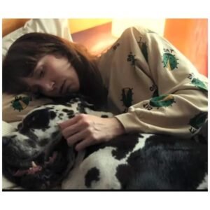 French Lover 2025 Sara Giraudeau Tao Bug Print Sweatshirt