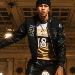 Washington Wizards Kyshawn George Black Wool Jacket