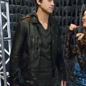 Ryder Daniels Black Leather Jacket