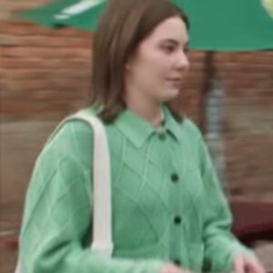 Heartland S19 Baye McPherson Green Diamond Knit Cardigan